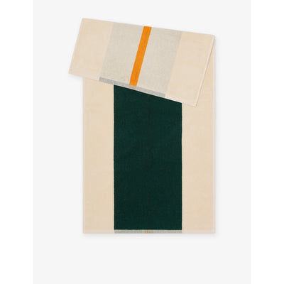 selfridges SUITE702 Graphic-Pattern Cotton Towel 100cm x 50cm- Buy online at McGrocer
