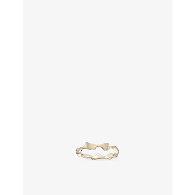 selfridges Biiju Sandstorm 18ct Yellow Gold Vermeil Ring- Buy online at McGrocer