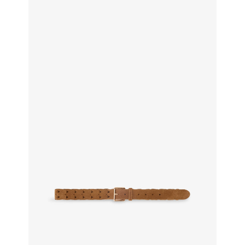 Braided Suede Belt - 22