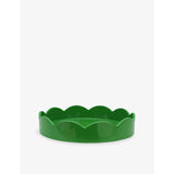 selfridges Addison Ross Small Round Scallop Lacquer Tray 8.5 x 8.5 inch- Buy online at McGrocer