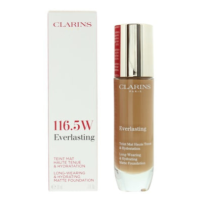 Superdrug Clarins Everlasting Long Wearing Foundation 30ml - 116.5W Coffee- Buy online at McGrocer