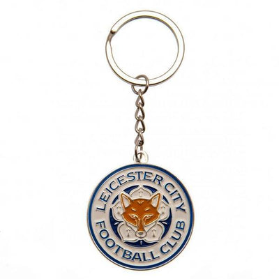 Superdrug Leicester City FC Be Fearless Crest Keyring- Buy online at McGrocer