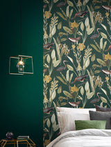 Next Graham & Brown Multi Green Glasshouse Wallpaper Sample- Buy online at McGrocer