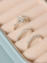 Next 925 Sterling Silver Cubic Zirconia Pave Eternity Ring- Buy online at McGrocer