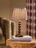 Chocolate Brown Mini Bobbin Table Lamp