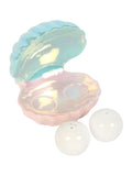 Something Different pink clam shell salt and pepper shaker set, UK version
