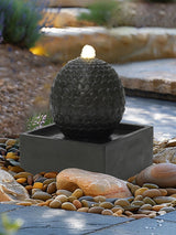 Next Charles Bentley Grey Arno Sphere Garden Water Feature- Buy online at McGrocer
