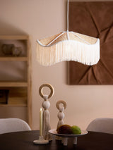 Next Light & Living Natural Cream Tiffany Hanging Lamp- Buy online at McGrocer
