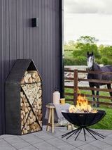 Next Ivyline House Sculptural Garden Log Store- Buy online at McGrocer