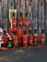 Next Kimm & Miller 9 Hot Sauce Gift Set Selection Pack- Buy online at McGrocer