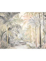 Next Origin Murals Natural Stone Pretty Palms Print Wallpaper Sample A4- Buy online at McGrocer