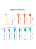 Sur La Table 12 Piece Utensil Set Assorted Colours (British brand)