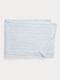 Polo Ralph Lauren Pink Cotton Cable Knit Newborn Blanket 40 x 29 Inches
