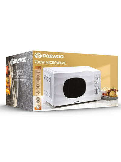 Next Daewoo White 20L 700W Microwave Oven- Buy online at McGrocer