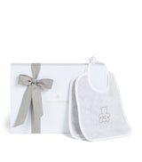 Harrods Brunello Cucinelli Kids Cotton Bernie Baby Bib (Set of 2)- Buy online at McGrocer