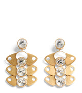 Harrods Valentino Garavani Crystal-Embellished Drop Earrings- Buy online at McGrocer