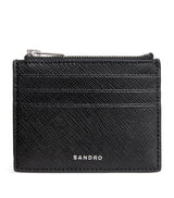 Harrods Sandro Paris Leather Card Holder- Buy online at McGrocer