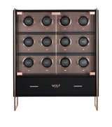 Harrods WOLF Axis 12-Piece Watch Winder Cabinet- Buy online at McGrocer