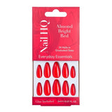 Superdrug Nail HQ Almond Bright Red False Nails 24 Pieces- Buy online at McGrocer