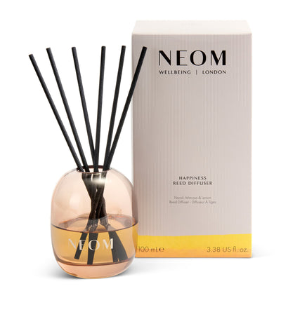 Harrods NEOM Happiness Reed Diffuser 100ml- Buy online at McGrocer