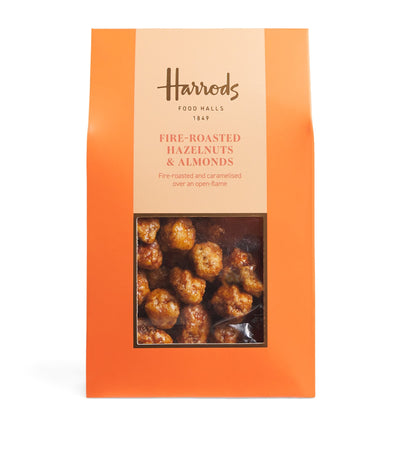 Harrods Harrods Fire Roasted Hazelnuts and Almonds Mixed Nuts 125g- Buy online at McGrocer