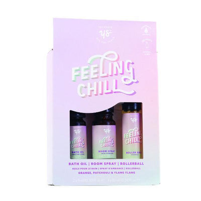 Superdrug Yes Studio Feeling Chill Aromatherapy Gift Set with Bath Oil, Room Spray & Rollerball- Buy online at McGrocer