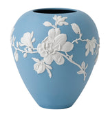 Harrods Wedgwood Magnolia Jasper Stoneware Vase (18cm)- Buy online at McGrocer