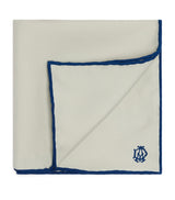 Harrods Dunhill Mulberry Silk Cypher Logo Pocket Square- Buy online at McGrocer