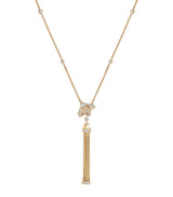 Harrods Chaumet Yellow Gold and Diamond Bee de Chaumet Pompon Pendant Necklace- Buy online at McGrocer