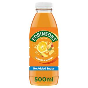 Sainsburys Robinsons Ready To Drink Peach & Mango Juice Drink 500ml- Buy online at McGrocer