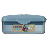 Sainsburys Sistema Slimline Quaddie Lunch Box 1.5L with Bottle- Buy online at McGrocer