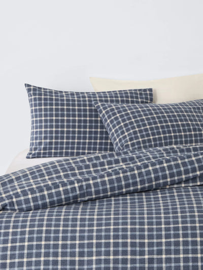 John Lewis John Lewis Skye Brushed Check Duvet Cover Set