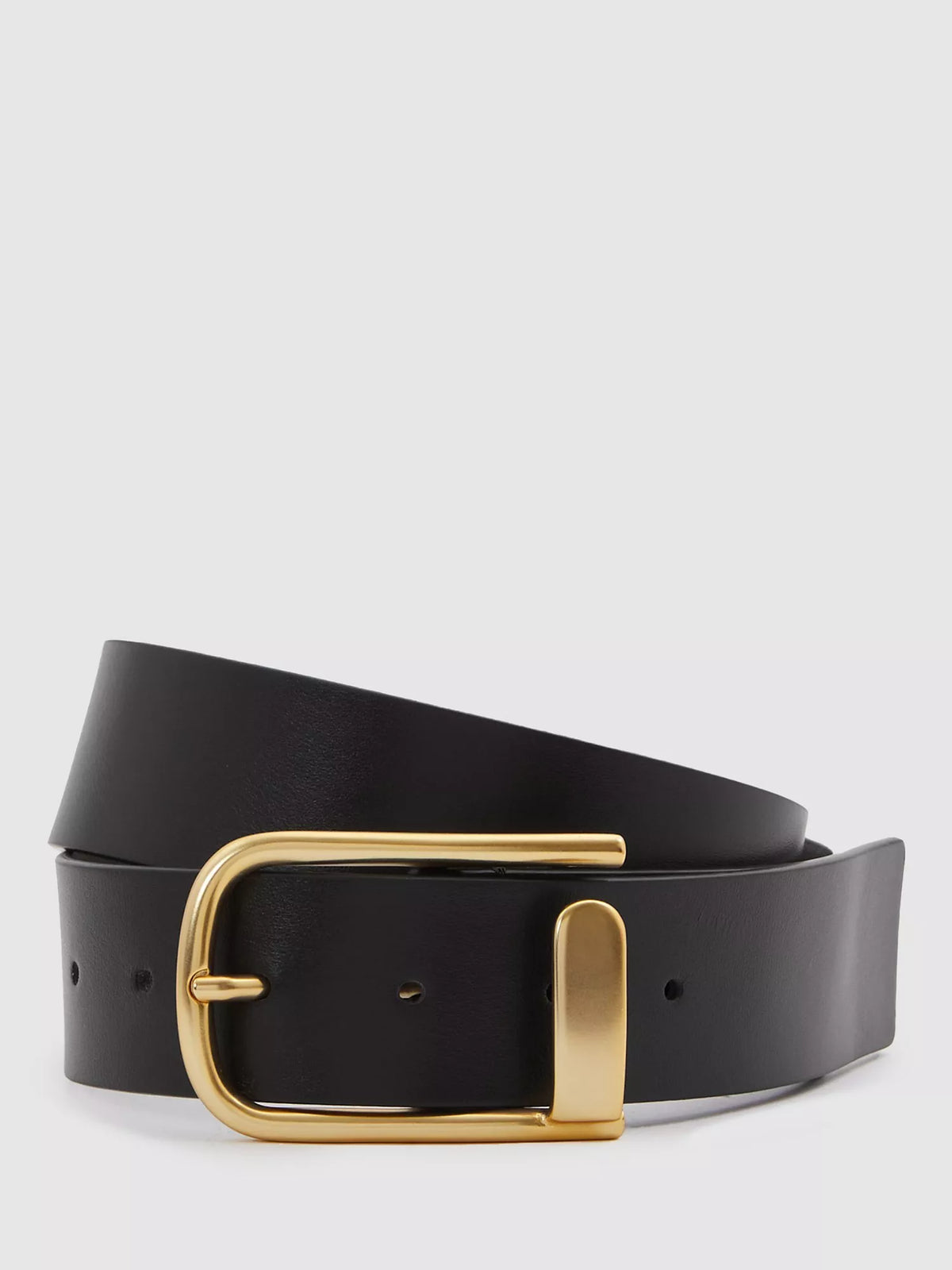 Reiss Iyla leather belt 4cm width - British product