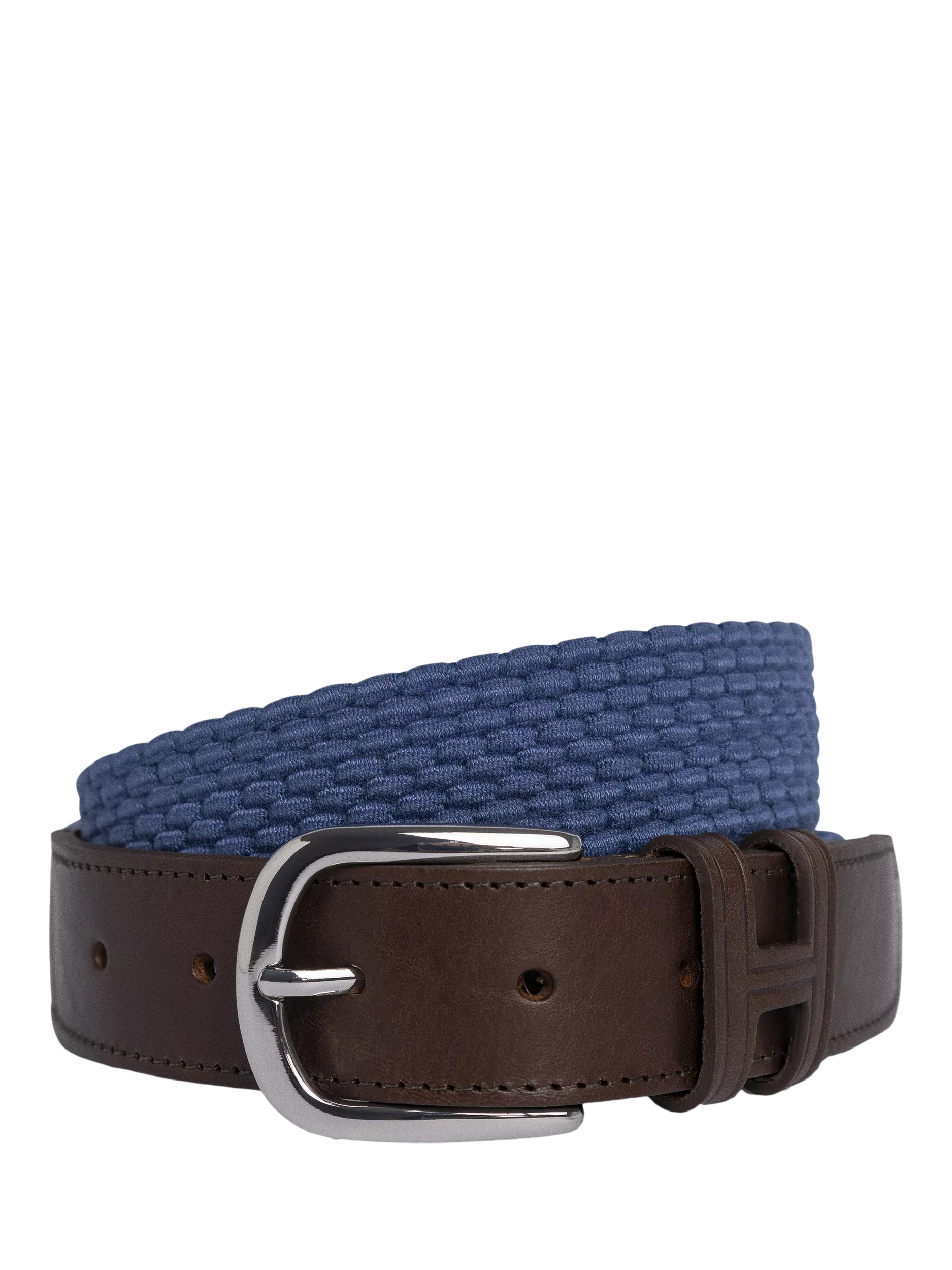 Hackett London braided leather tip belt - British product