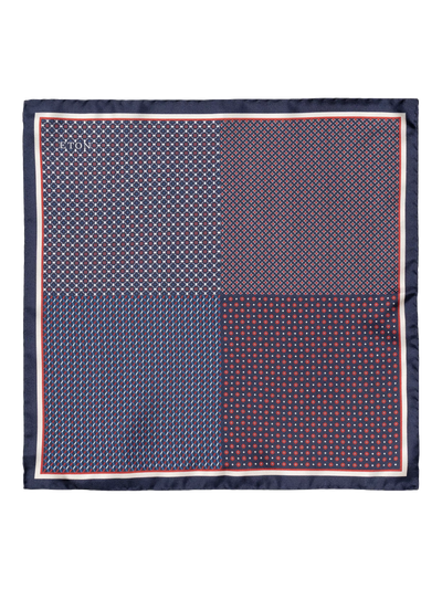 John Lewis Eton Silk Check Pocket Square- Buy online at McGrocer