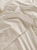 Piglet in Bed Washed Cotton Percale Flat Sheet Super King Size