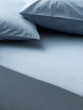 John Lewis Egyptian Cotton Percale Easy Care 260 Thread Count Deep Fitted Sheet Double