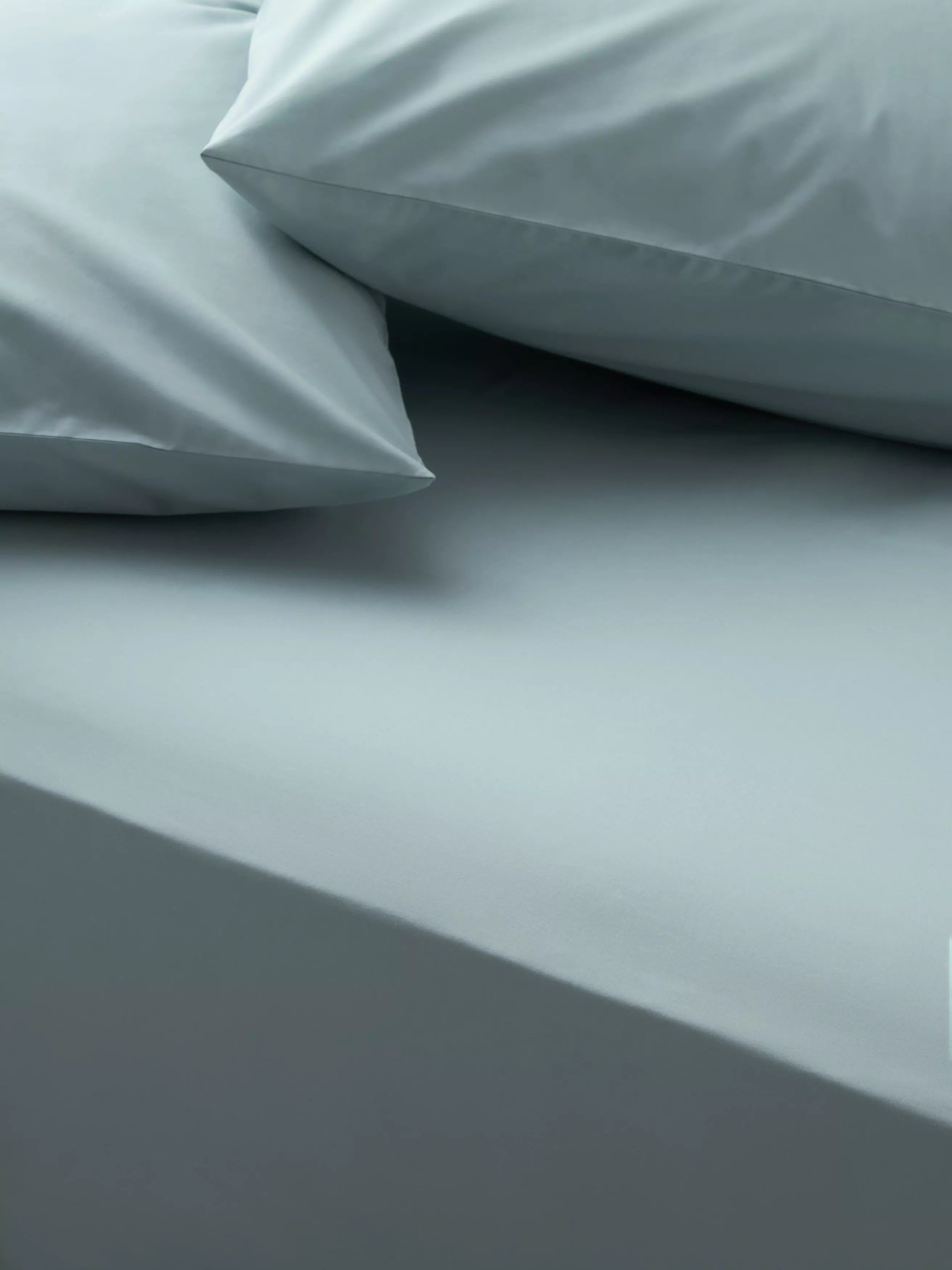 John Lewis Egyptian Cotton Percale Easy Care 260 Thread Count Deep Fitted Sheet Double