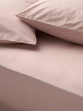 John Lewis Egyptian Cotton Percale Easy Care 260 Thread Count Deep Fitted Sheet Double