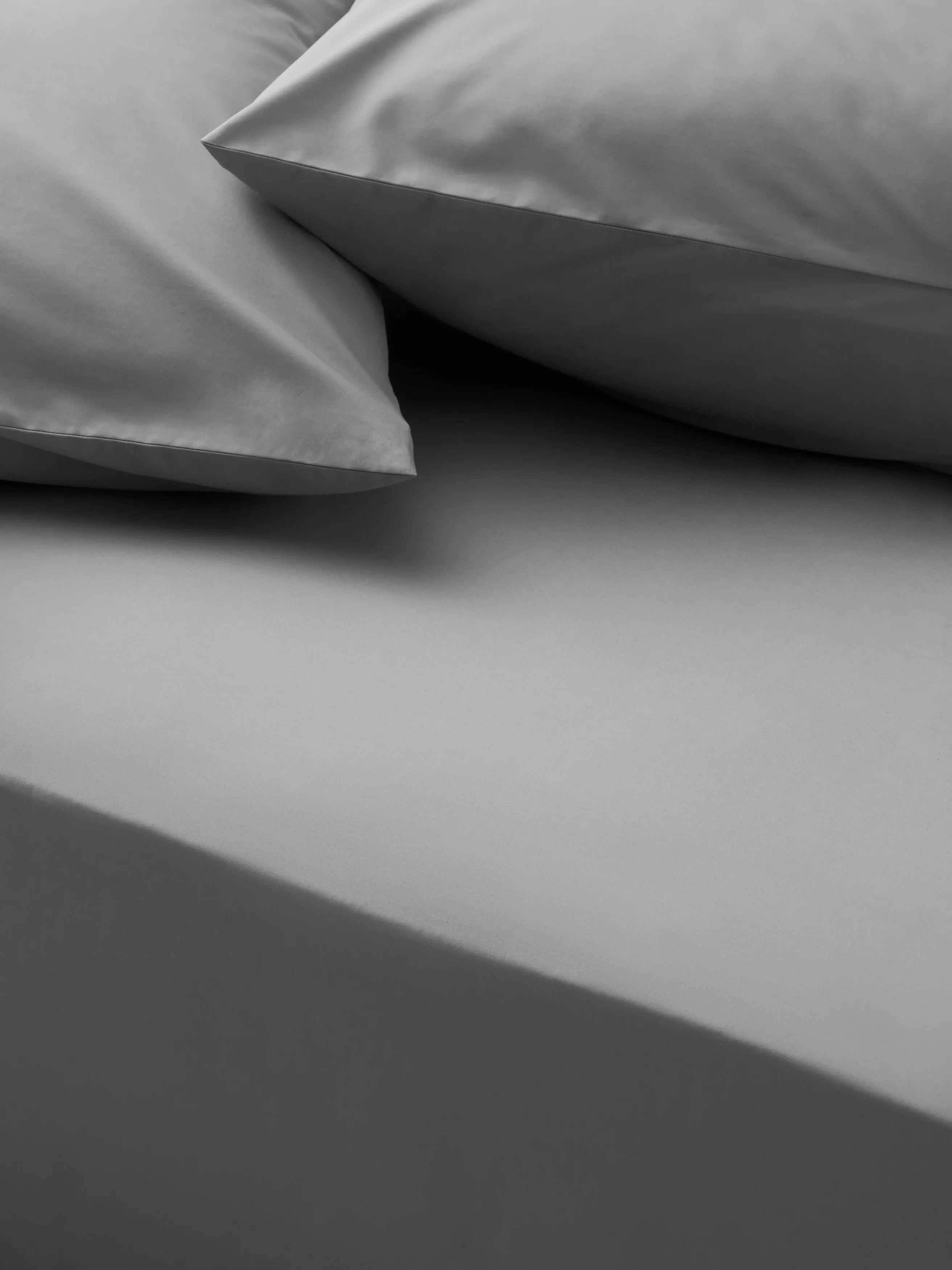 John Lewis Egyptian Cotton Percale Easy Care 260 Thread Count Deep Fitted Sheet Double