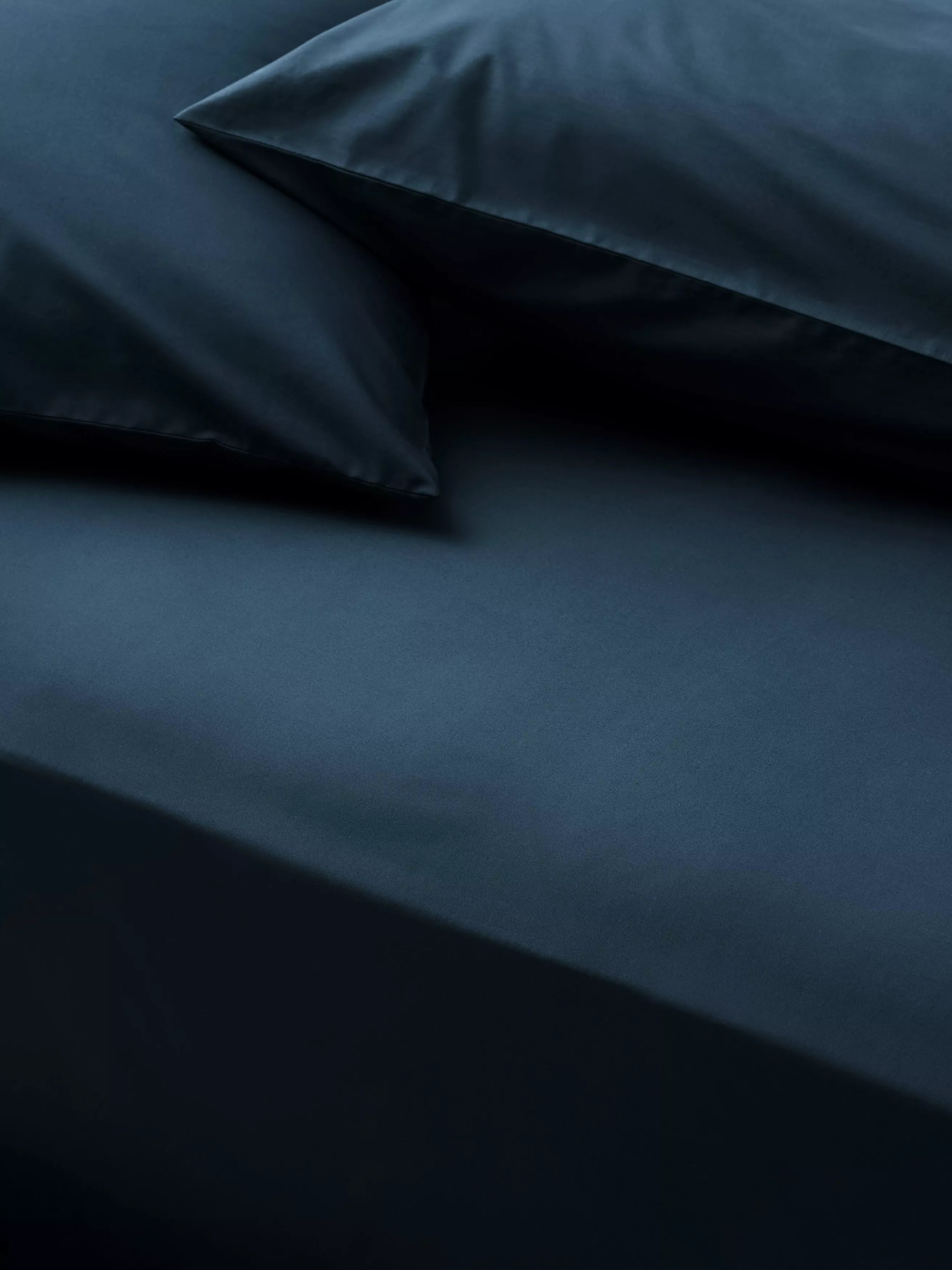 John Lewis Egyptian Cotton Percale Easy Care 260 Thread Count Deep Fitted Sheet Double