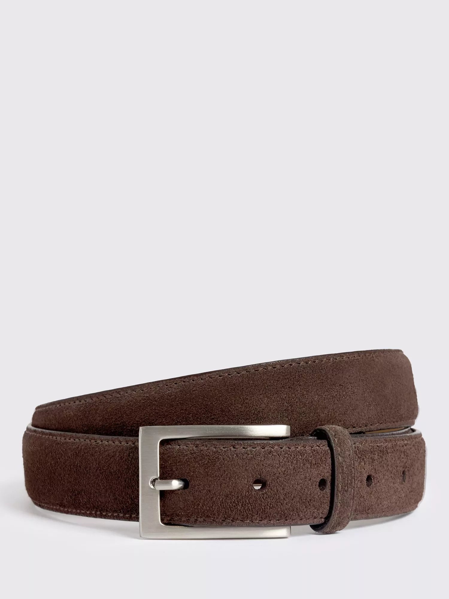 Moss Suede Leather Belt
