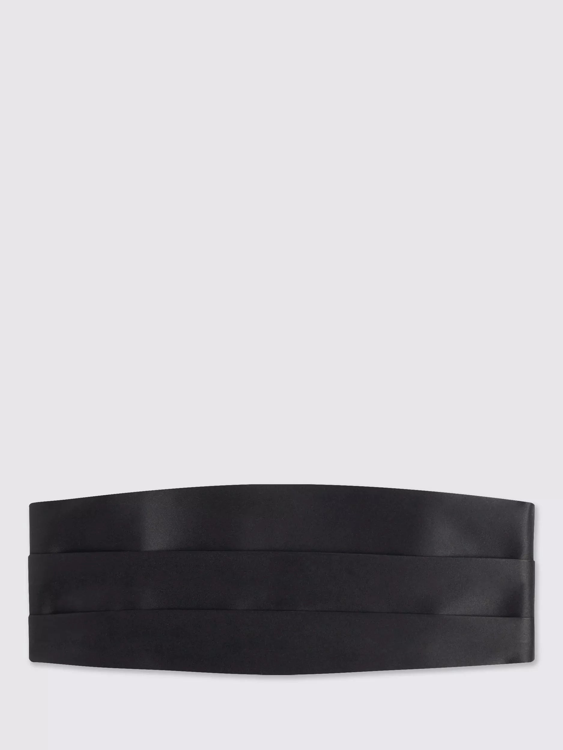 Moss black cummerbund, imported from the UK