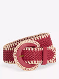 Boden Woven Stitch Belt Winter Blush