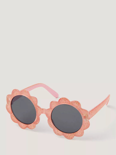 John Lewis Monsoon Baby Daisy Sunglasses Rose Gold- Buy online at McGrocer