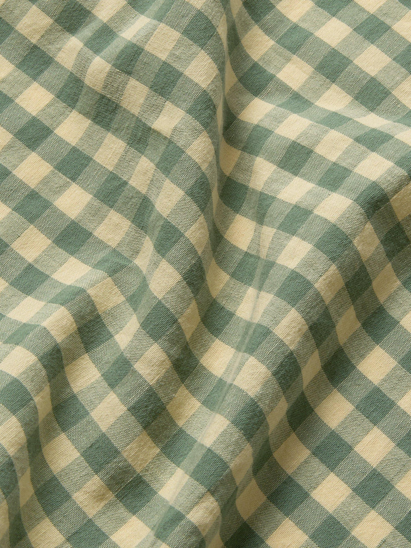Piglet in Bed Colour Drenched Gingham fitted sheet single - British product
