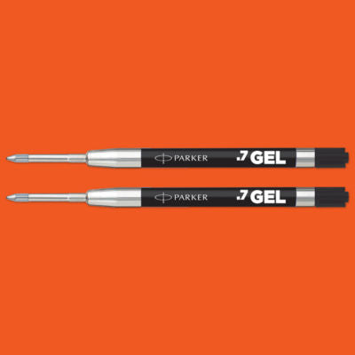 Parker Jotter gel refills black 0.7mm 2 pack, UK version