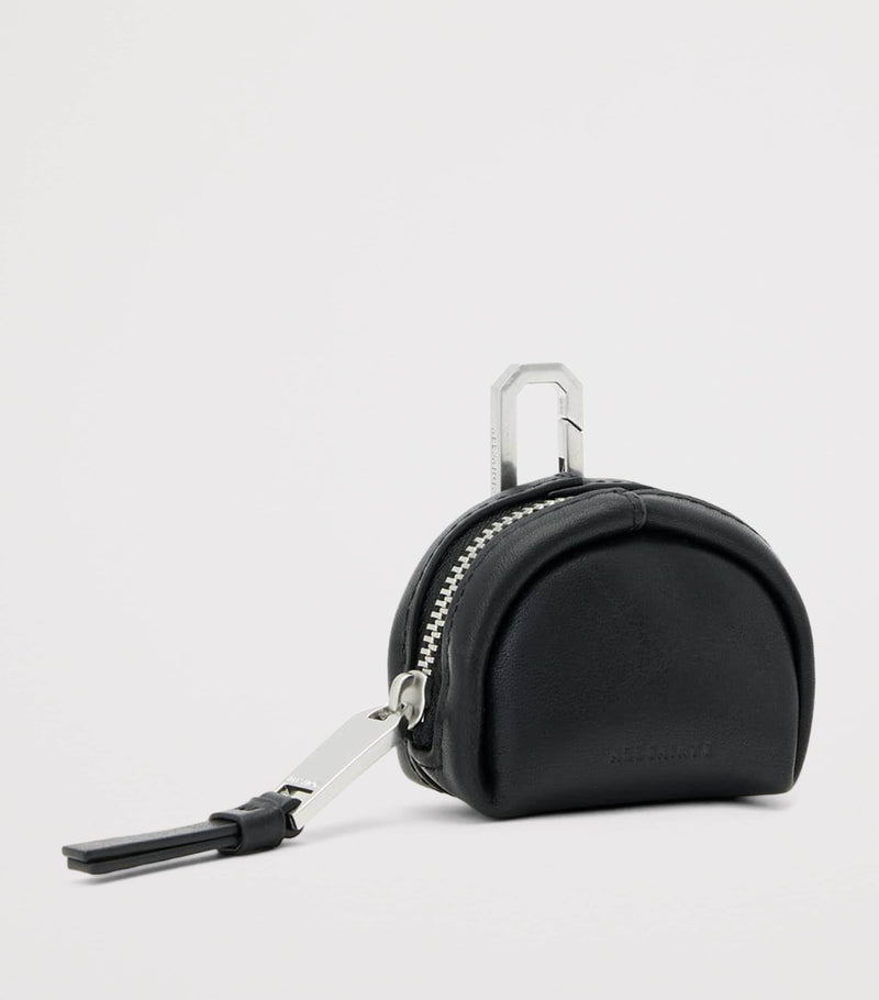 AllSaints Rosalie leather AirPods case, imported from the UK