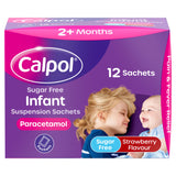 Calpol infant suspension sachets strawberry flavour 12s - British product