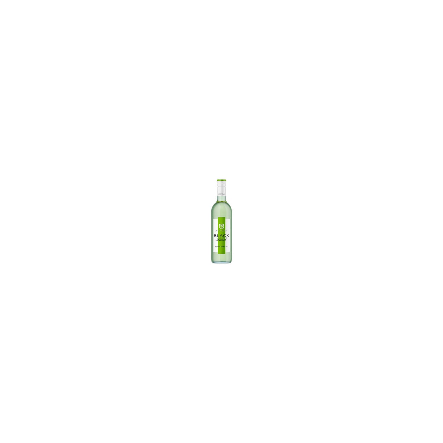 McGuigan Black Label Pinot Grigio white wine 75cl, imported from the UK